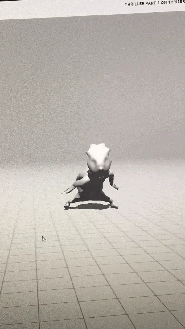 Dancing AR Cake Monster